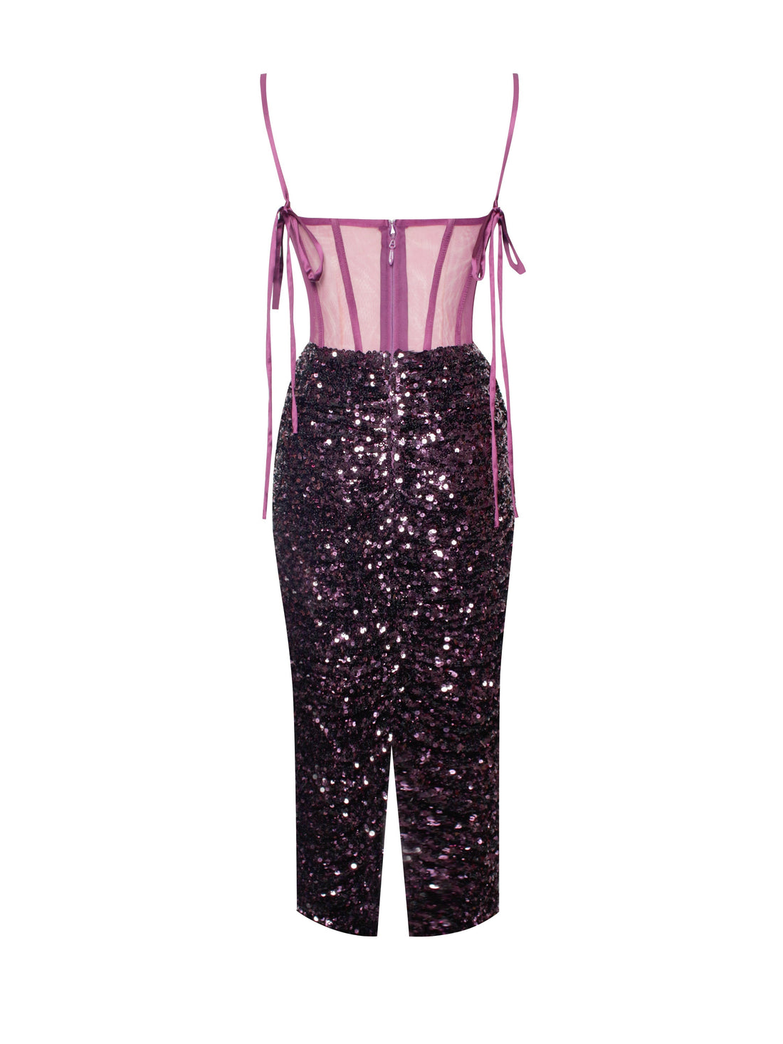 Amiri Sequin Corset Dress